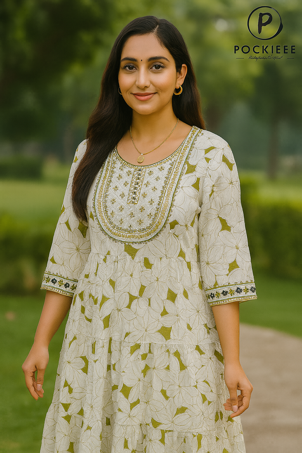 Elegant Cotton Printed Kurti for Everyday Comfort